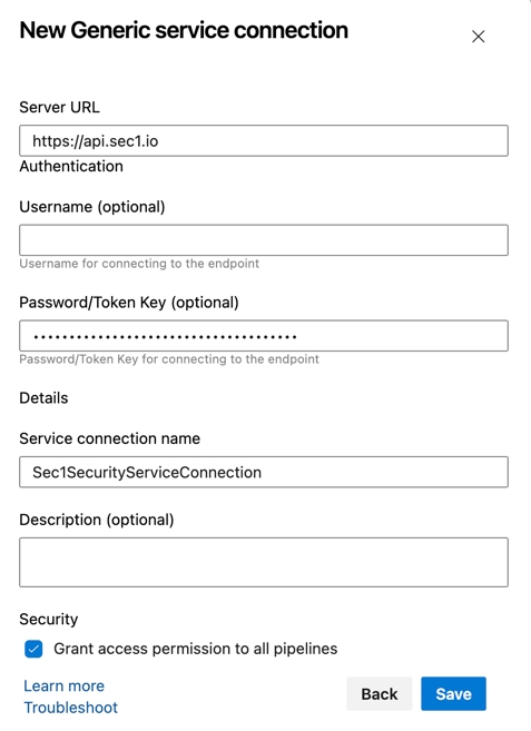 Sec1 Generic Connection